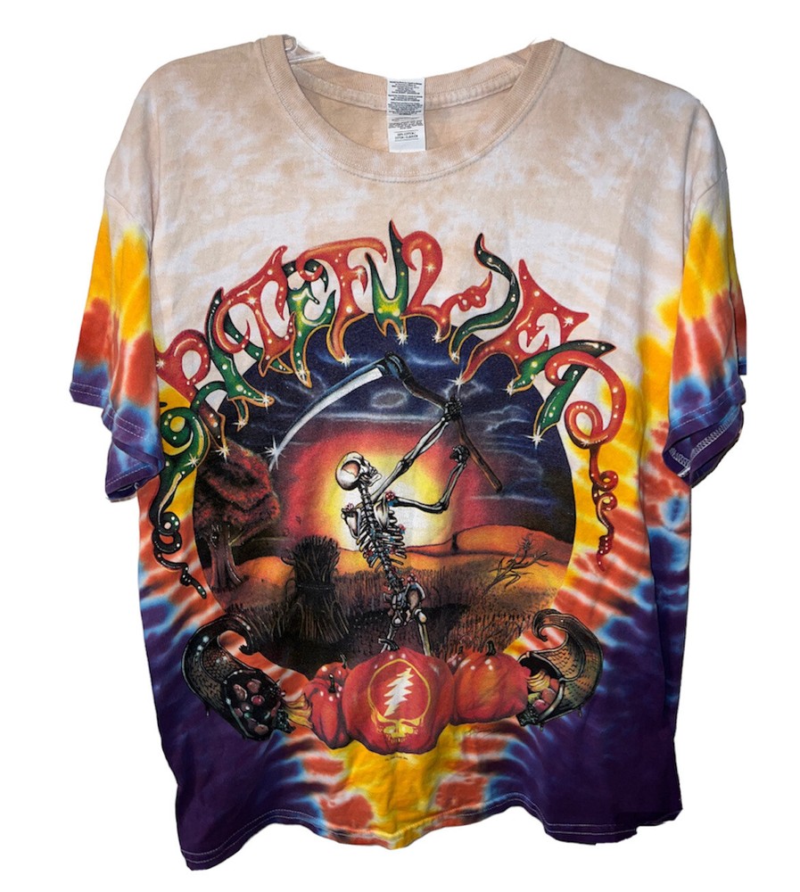 Vintage 1994 Grateful Dead Tour T-Shirt Mens L Scythe Pumpkins Deadhead Y2K