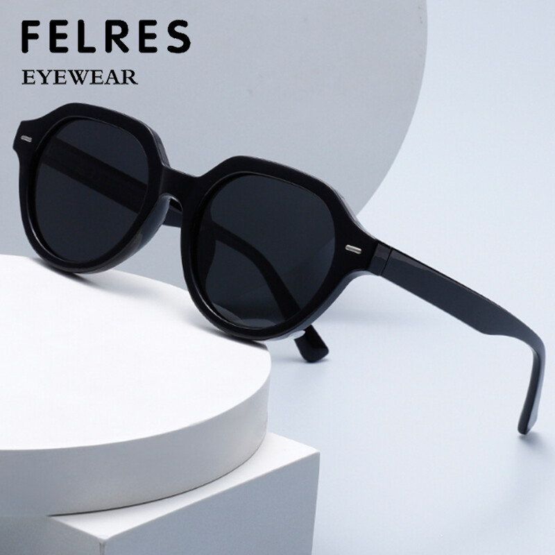 Round Polarized Sunglasses Men Women Outdoor Driving Glasses UV Protection New