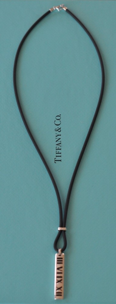 Tiffany & Co.  Atlas Rubber Necklace 19