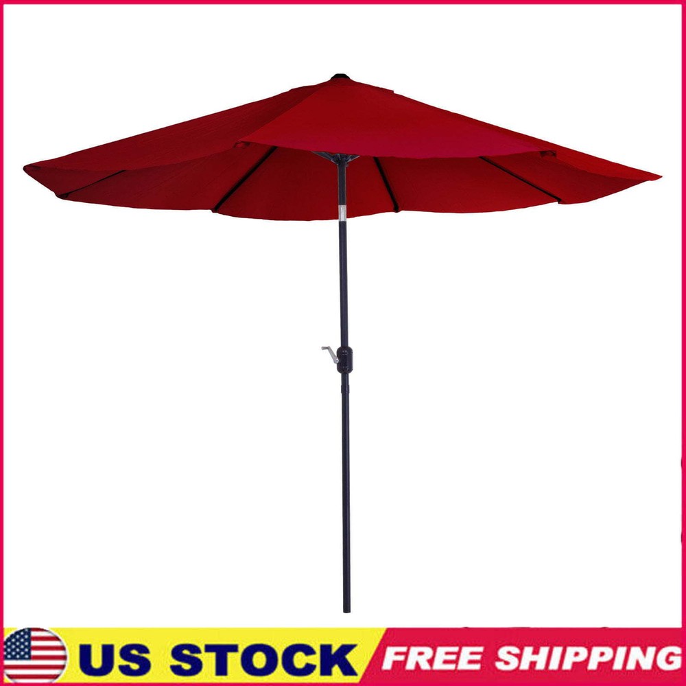 10 Ft Aluminum Auto Tilt Patio Umbrella for Outdoor Sun Shade Market