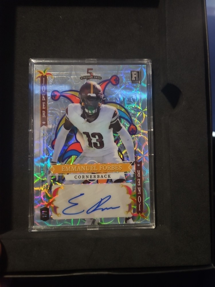 Emmanuel Forbes (1/1 RC) #SD-EFA 2023 Wild card 5 Deck Draw