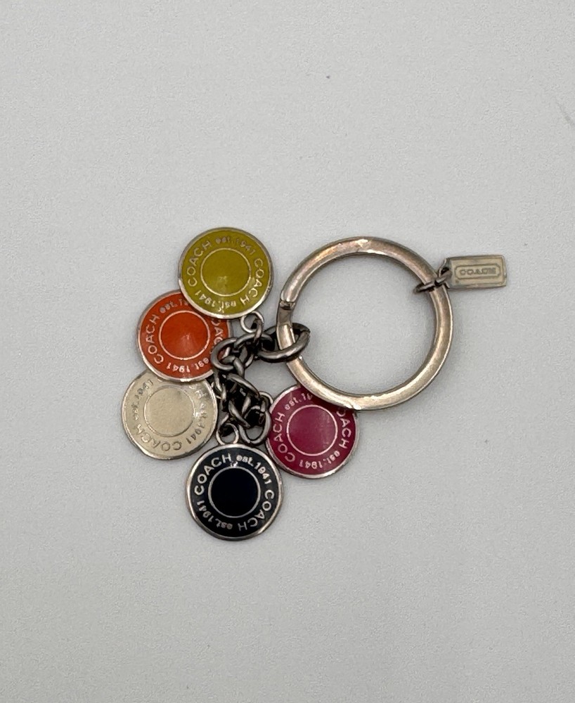 Vintage Coach Multi-Color Dangling Keychain Charms