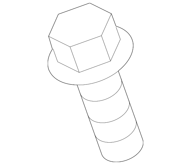 Genuine Mazda Lower Shaft Upper Bolt Part KD31-32-099