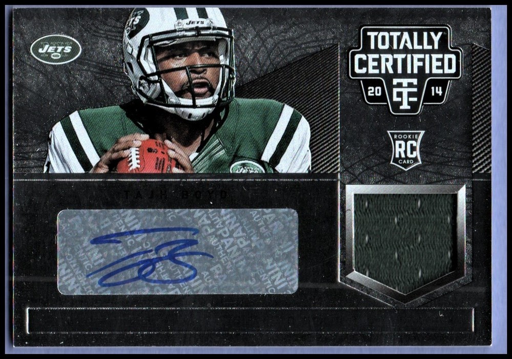 2014 Totally Certified Rookie Autograph Jerseys #189 Tajh Boyd - NM-MT