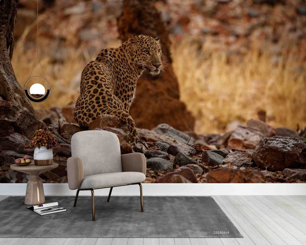 3D Leopard Animal Close-up Wall Murals Wallpaper Murals Wall Sticker 6