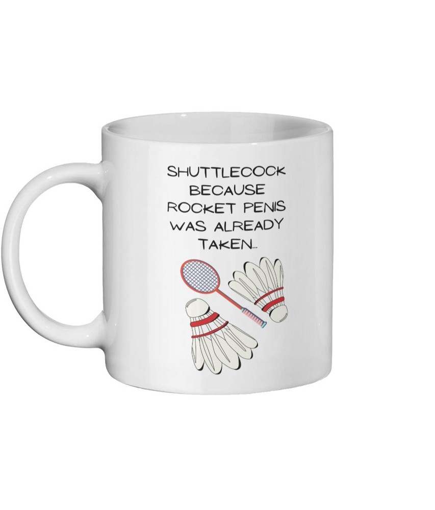 Badminton Lover Mug Funny Badminton Joke Shuttlecock Mug Gift For Badminton Fan