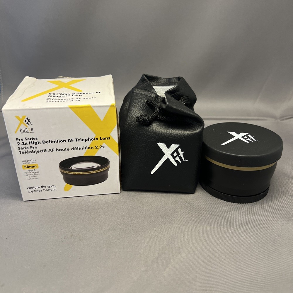 Xit Photo Pro 2.2X HD AF Telephoto Lens 58MM Open Box