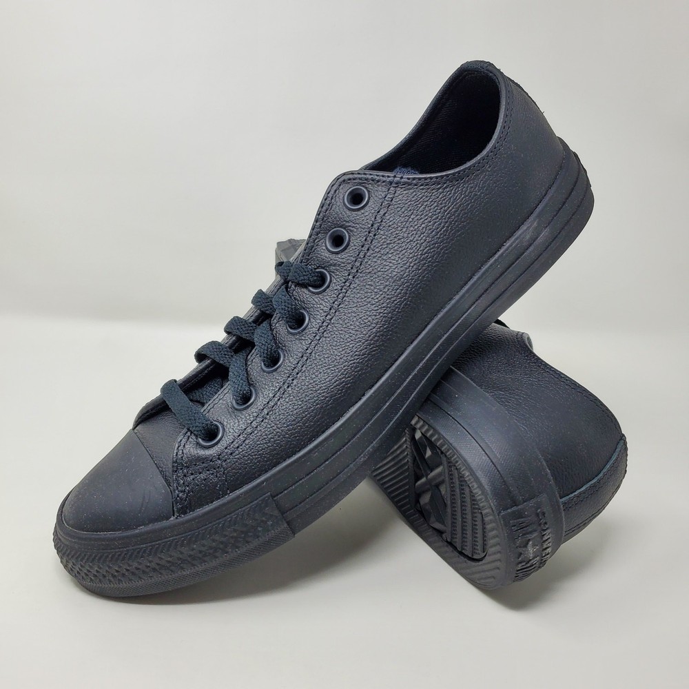 Converse Chuck Taylor All Star OX Men's Size 9 Womens Size 11 Black Mono 135253C