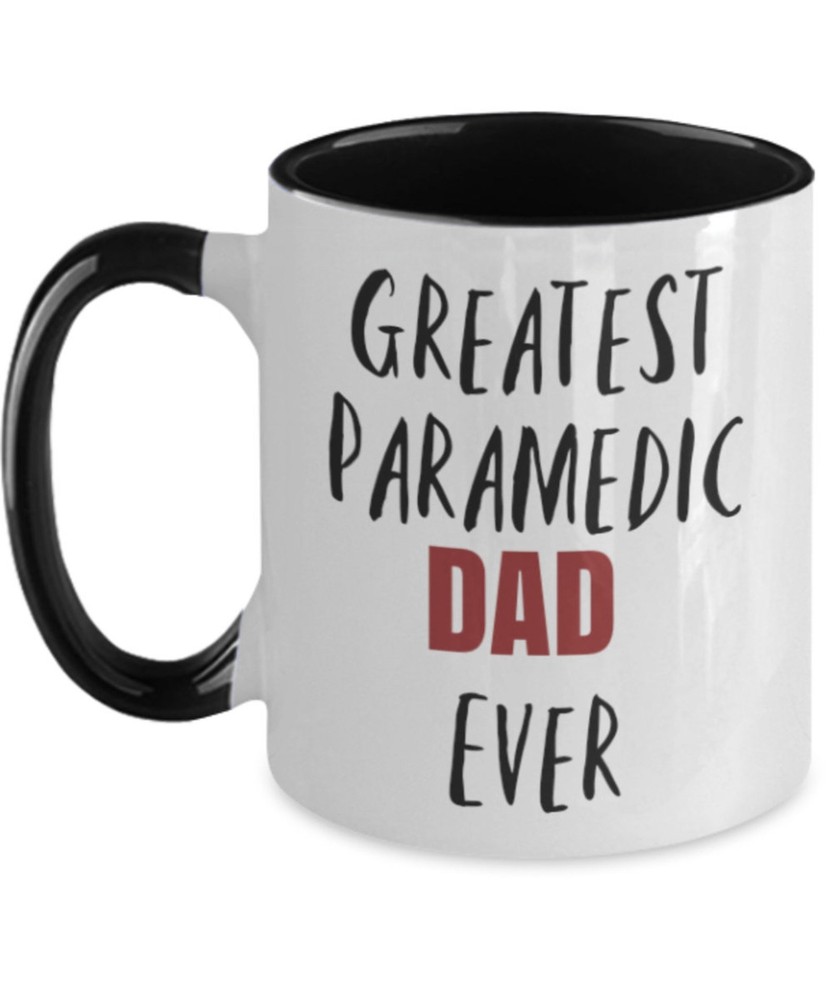 Two Tone Mug Greatest Paramedic Dad Ever Coffee Mug