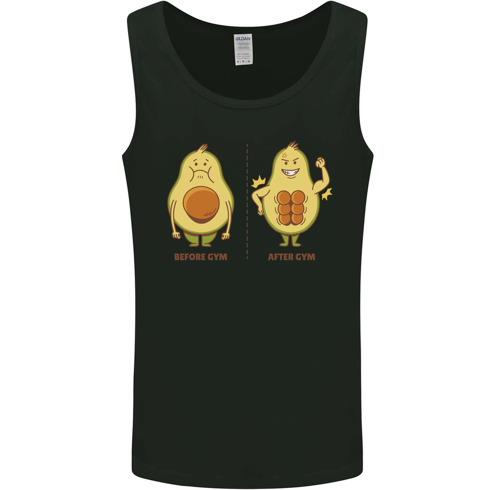 Funny Avocado Gym Bodybuilding Fitness Mens Vest Tank Top