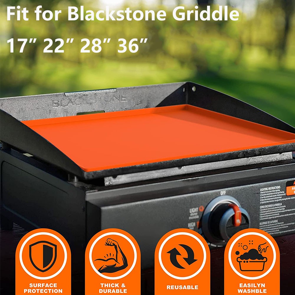 For 17/22/28/36 inch Blackstone Griddle Mat Silicone Cover Griddle Accessories