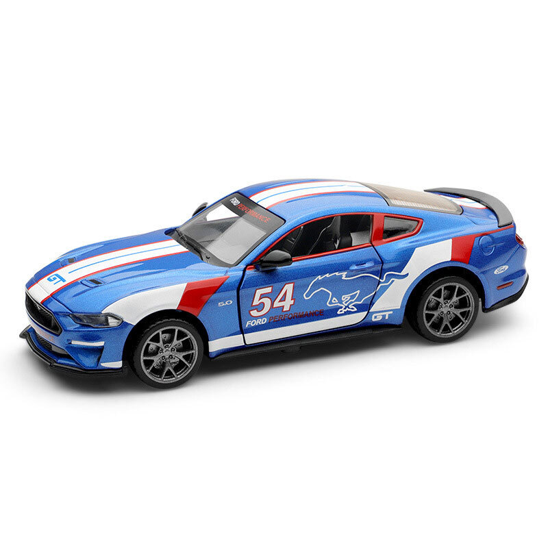 1:34 Ford Mustang GT Rally Racing Model Car Diecast Kids Toy Cars Toys for Boys