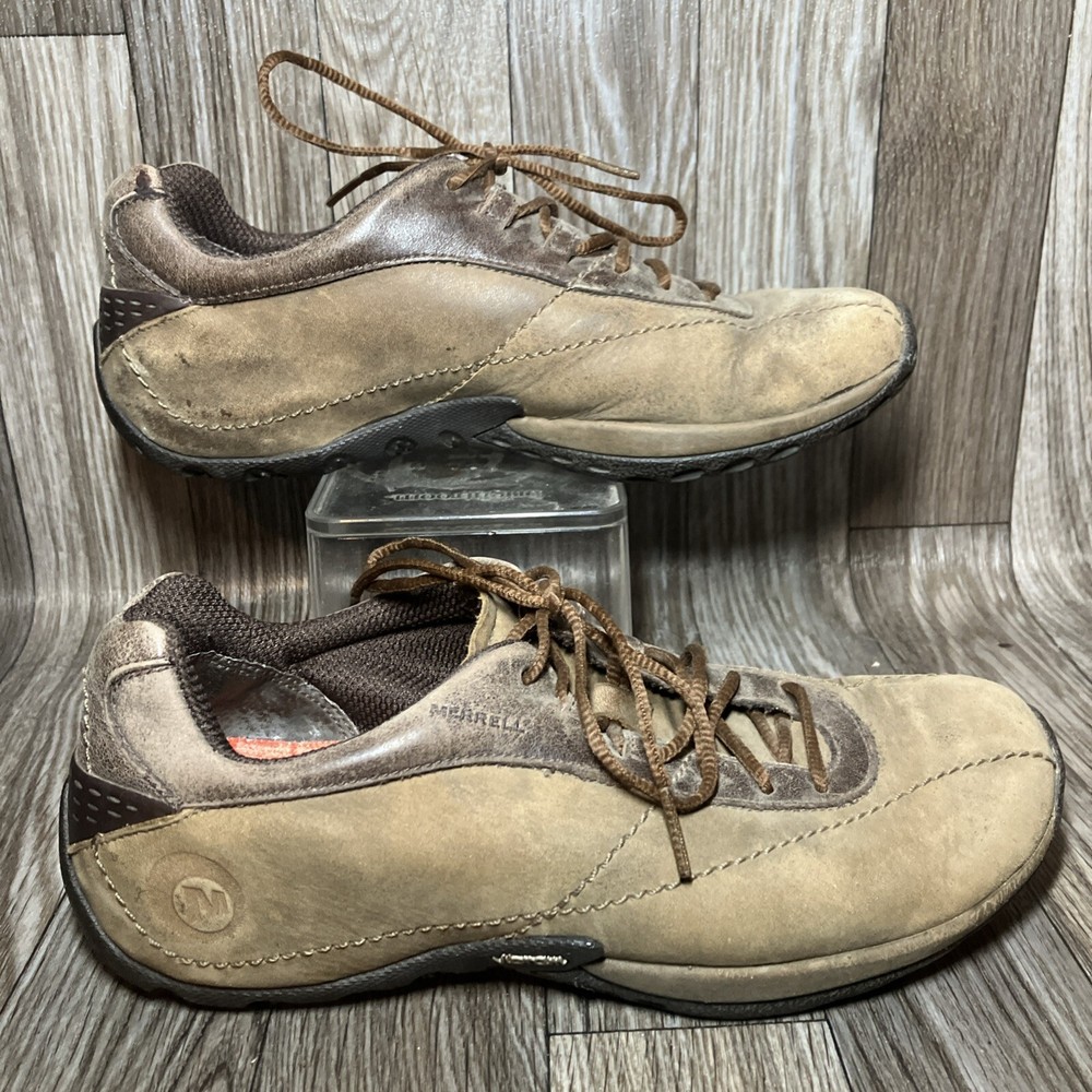 Merrell Solstice Light Brown Hiking Shoes Women’s Size 7.5 Vibram Trail