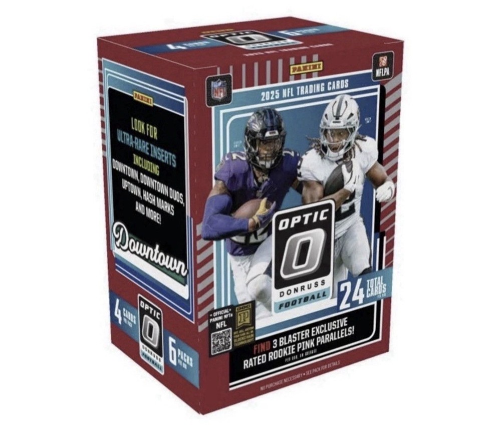 2025 Panini Donruss Optic NFL Factory Sealed Pink Blaster Box Lot Of 10 PRESALE