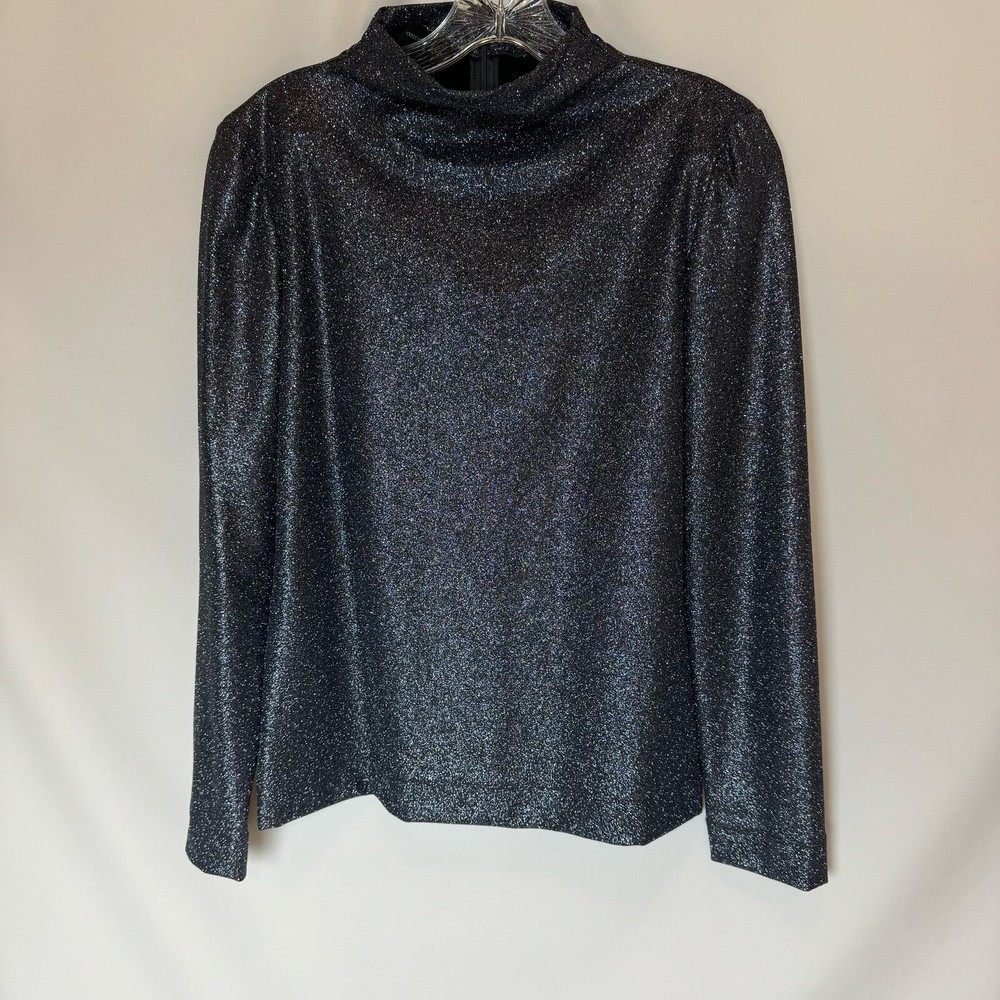 Cedric Charlier Women Metallic Long Sleeve Size Small