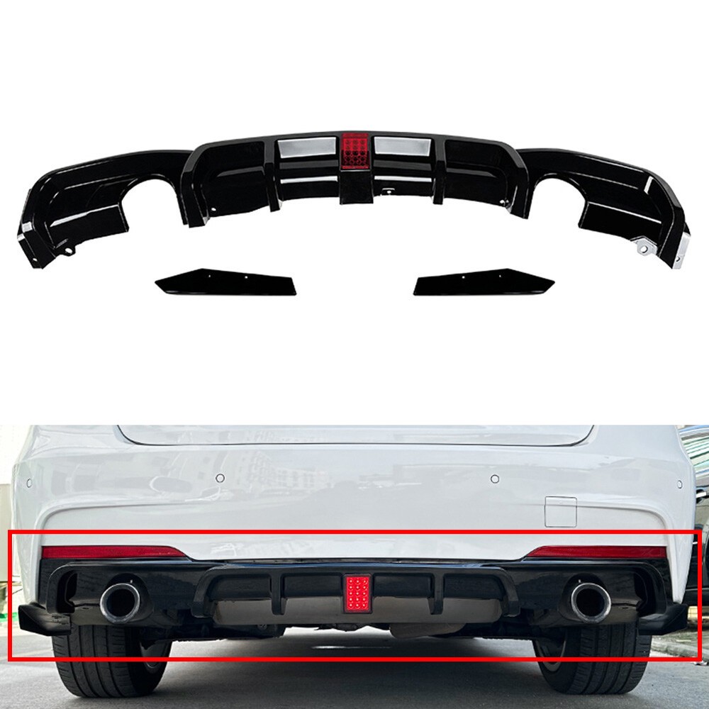 US Rear Bumper Spoiler Lip For BMW 3 Series F31 F35 F30 M Sport 2012-2019