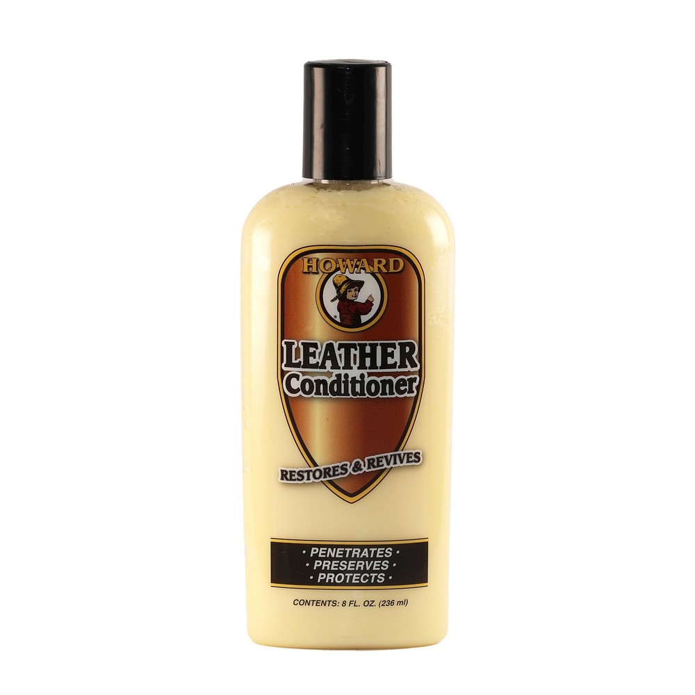 Howard Products LC0008 Leather Conditioner 8-Ounce for Soft, Supple Leather