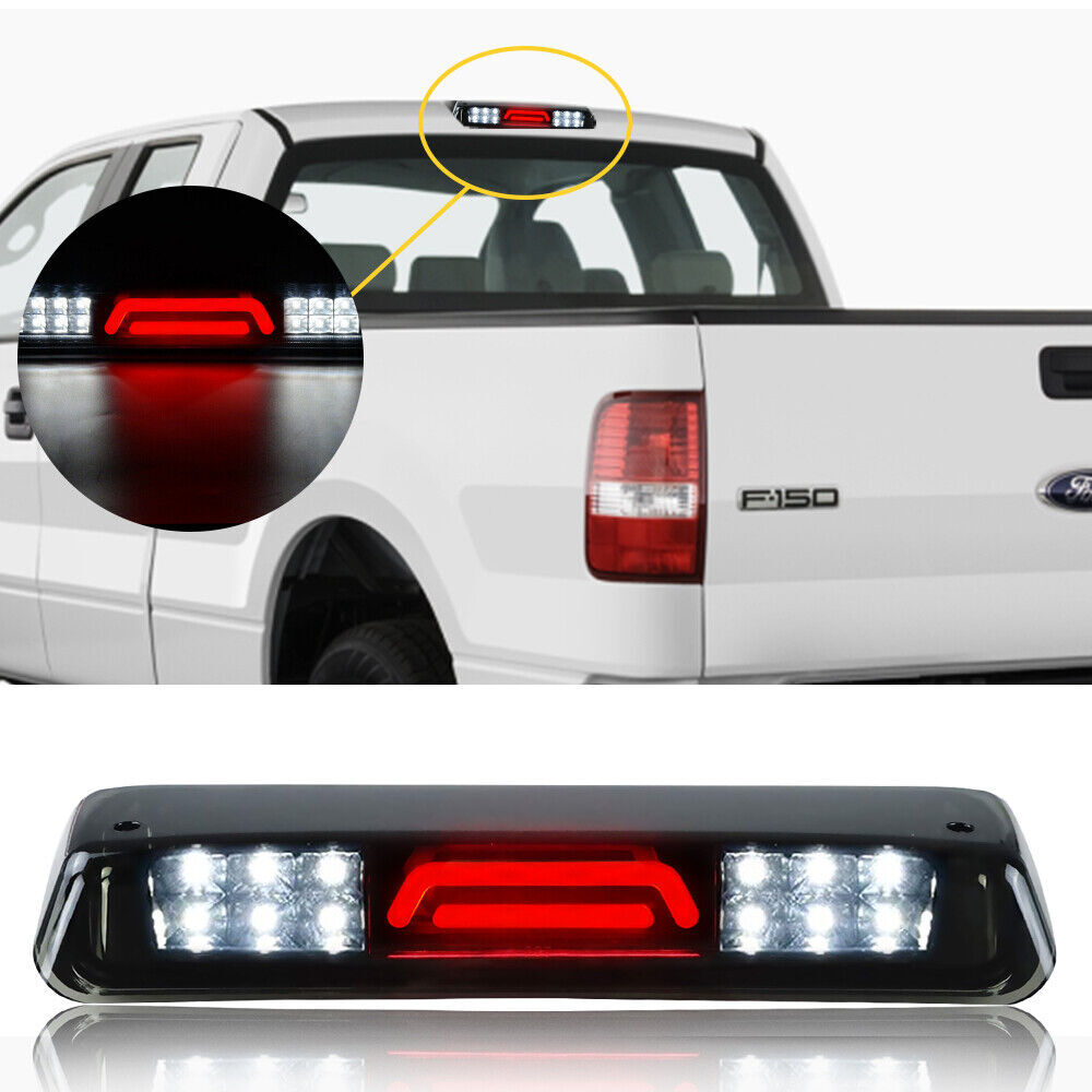 04-08 FORD F150 LED 3rd Brake Light Reverse Cargo Lamps with Red Tube Smoke Effect