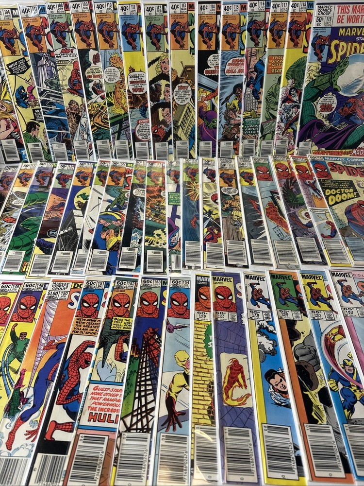 Huge Marvel Tales Lot/Run 50 Issues Between #101-183 Newsstand