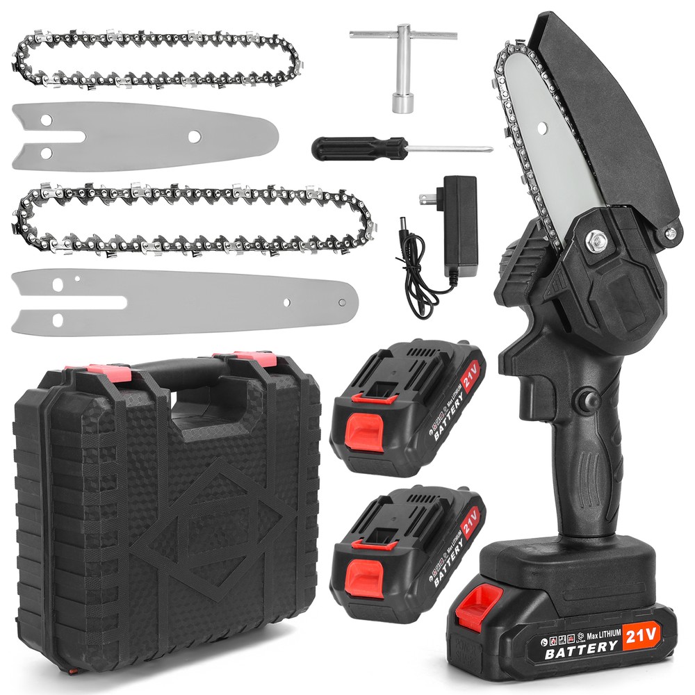 Mini Cordless Electric Handheld Chainsaw for Tree Trimming and Wood Cutting