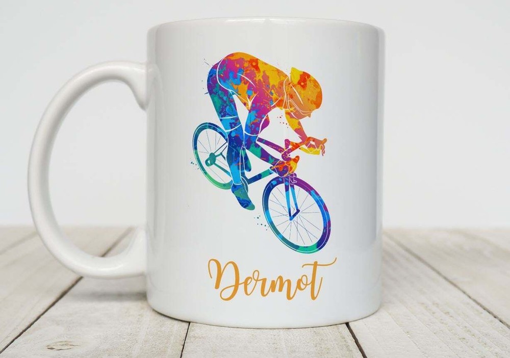 Personalised Bike Mug Bike Gift For Him Motorbike Mug Biker Gift Biker Mug Biker