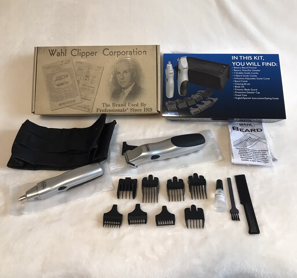 Wahl Groomsman Cordless Trimmer Kit 5621 with Battery Power
