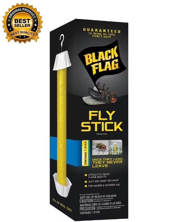 Indoor & Outdoor Fly Stick Insect Trap: Attracts and Traps Insects