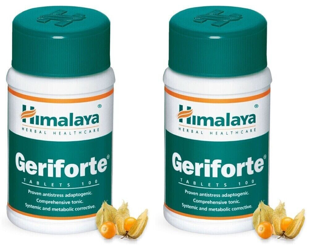 2 Packs X Himalaya Geriforte Tablets (100tab) Each | Free Shipping Worldwide