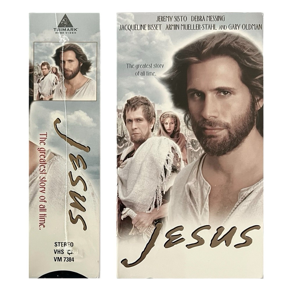 Jesus: The Greatest Story Of All Time (VHS, 2004) 2-Cassette Set - NEW SEALED