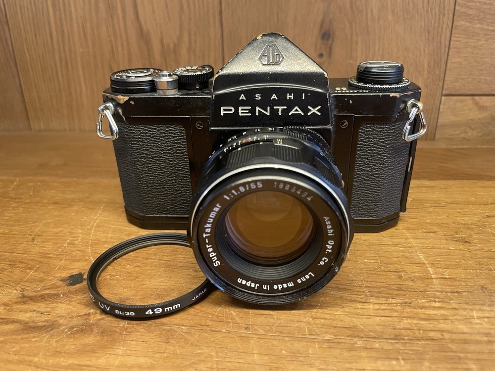 *Rare Original Black : Shutter Repaired: Exc+4* Pentax S3 Film Camera 55mm F/1.8