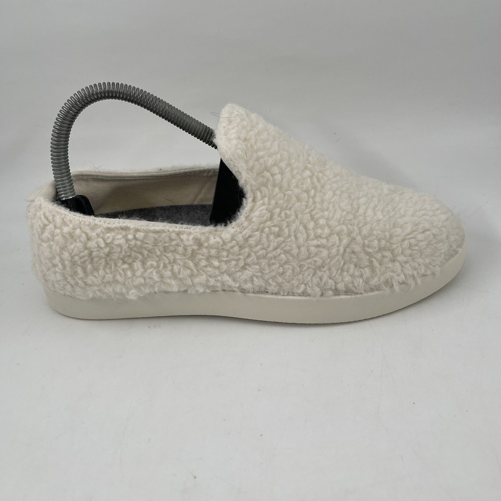 NEW! Allbirds Women’s Wool Lounger Fluff- SZ 8-White Merino Casual Flat Shoes