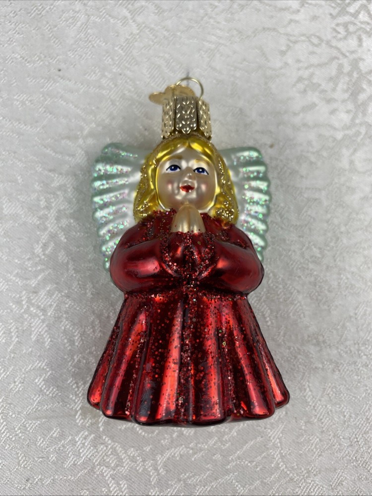 Old World Christmas n Glass Blown Ornaments for Christmas Tree Baby Angel