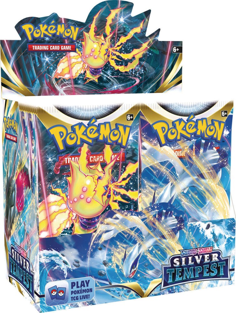 Pokémon - Sword & Shield: Silver Tempest Booster Box - New Factory Seal