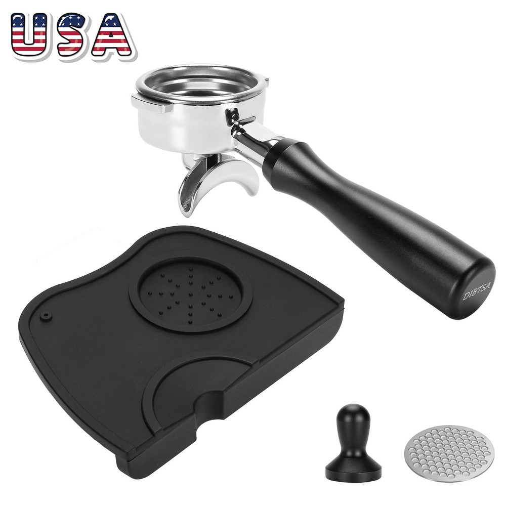 58mm Coffee Portafilter For La Marzocco Espresso Tamping Mat Double Spouts