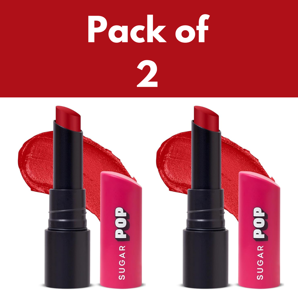 SUGAR POP Ultrastay Transferproof Lipstick Waterproof & Longlasting Ruby Red 4gm