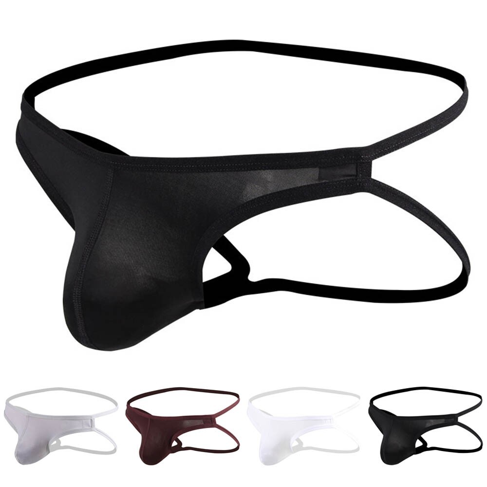 Men Sexy Low Rise Panties G-strings Thong Jock Strap Underwear Briefs Underpants
