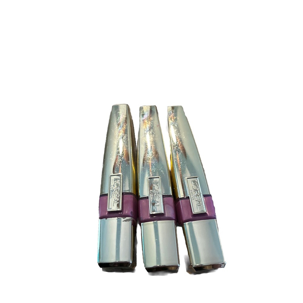 L'Oreal Paris Colour Caresse Lip Stain 191 Stubborn Plum -3 Pack-New/Unsealed