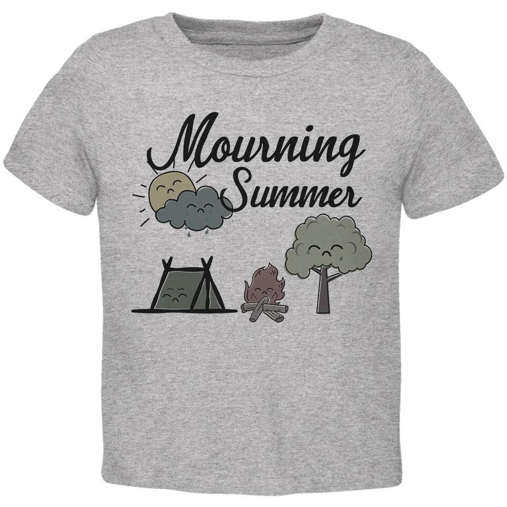 Back To School Mourning Summer Beach Toddler T Shirt-image