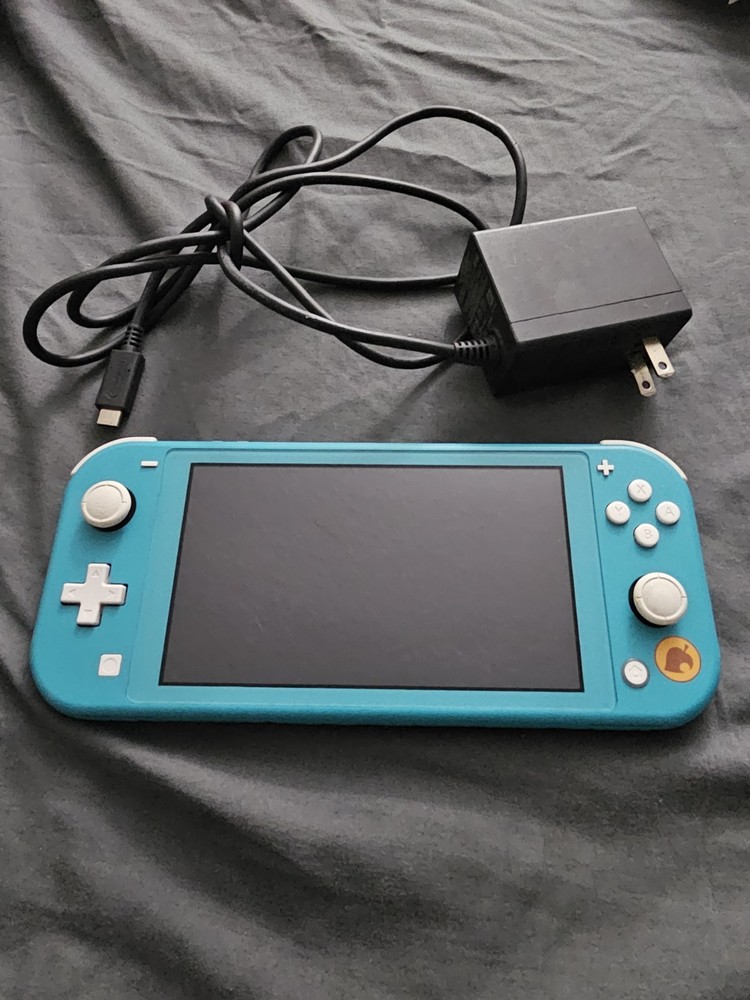 Nintendo Switch Lite Animal Crossing Edition Turquoise Gaming Console (HDH-001)