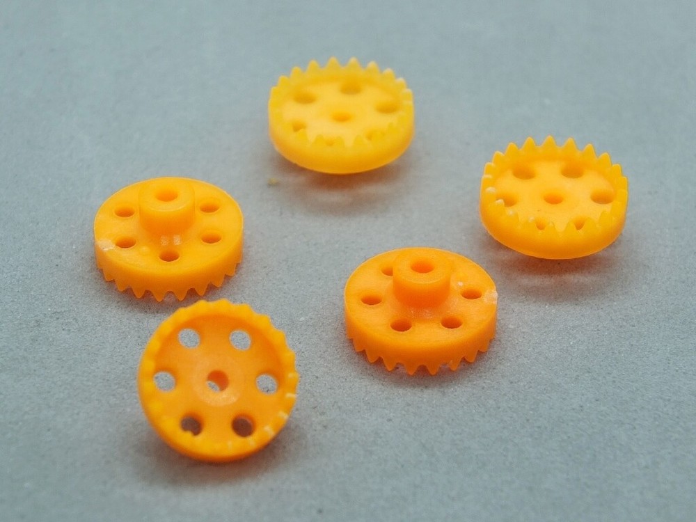 RPMs Hyper-Rev Crown Gears - 21T Tooth Orange Super Tough - 5 Each