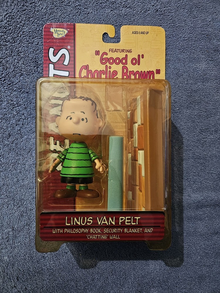 2002 Peanuts Linus Van Pelt Good Ol Charlie Brown Figure New In Box