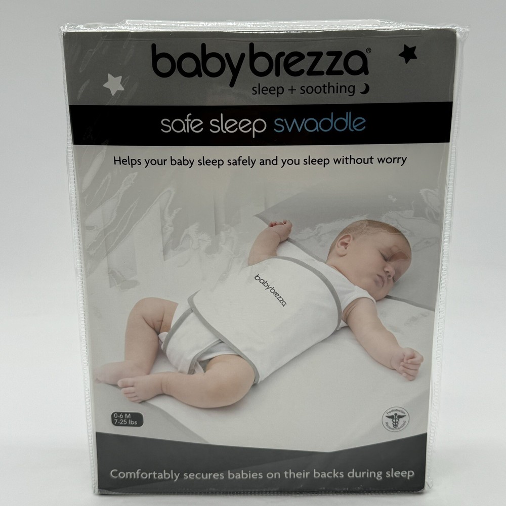 Breathable Baby Brezza Swaddle Blanket for Safe Back Sleep  