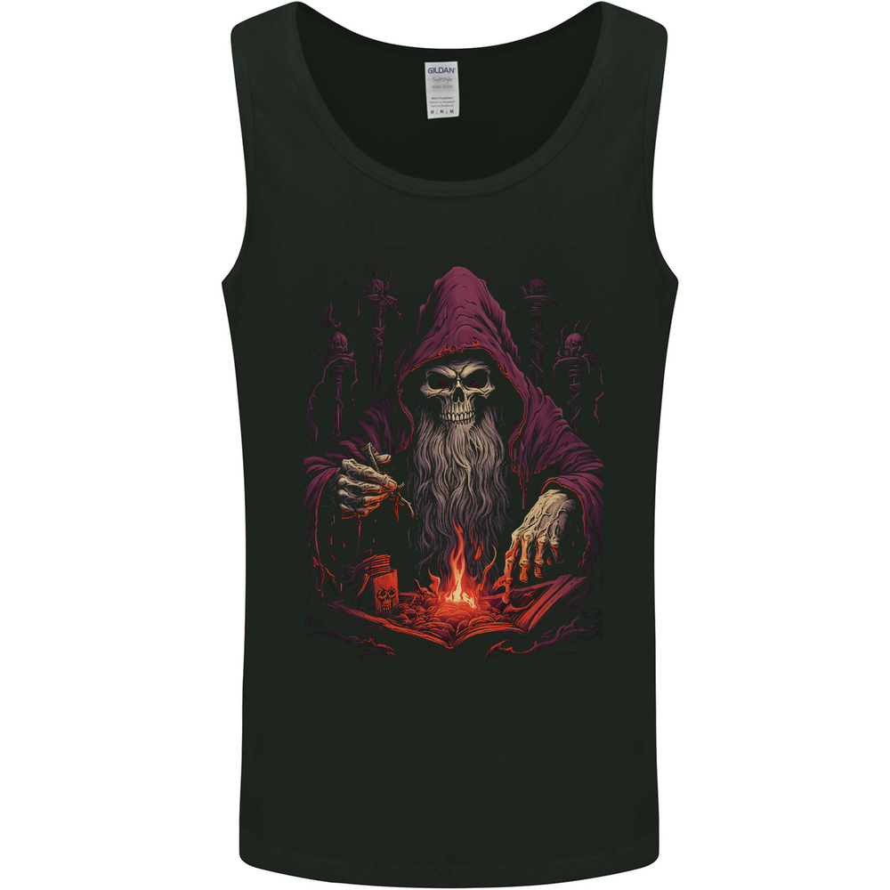 Fantasy Wizard Warlock 7 Mens Vest Tank Top