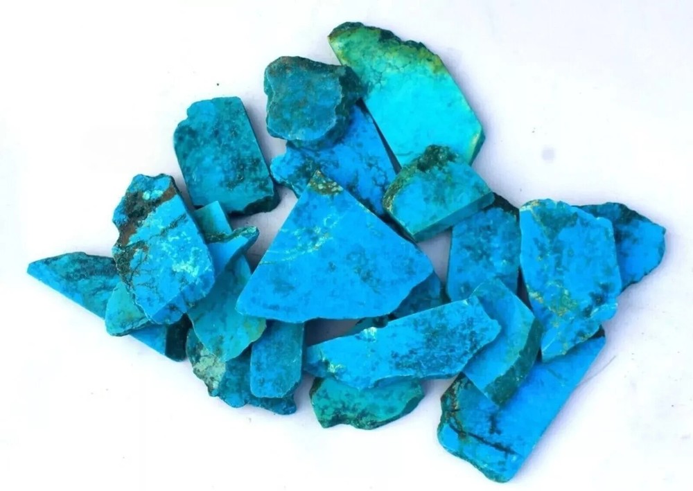Stabilized Blue Turquoise 2000 Ct Lot Natural Superb Slab Rough Gemstone