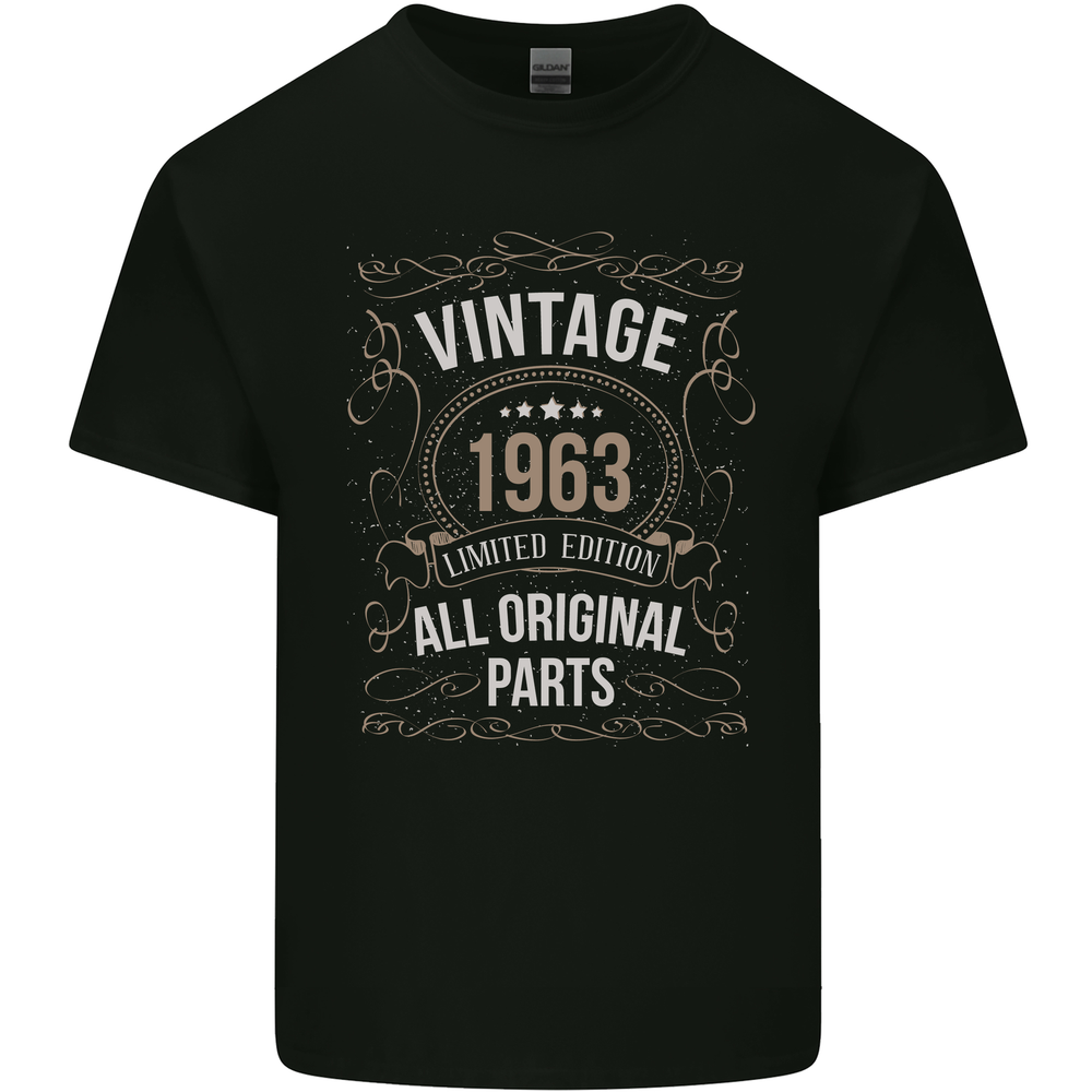 60th Birthday Limited Edition 1963 Mens Cotton T-Shirt Tee Top