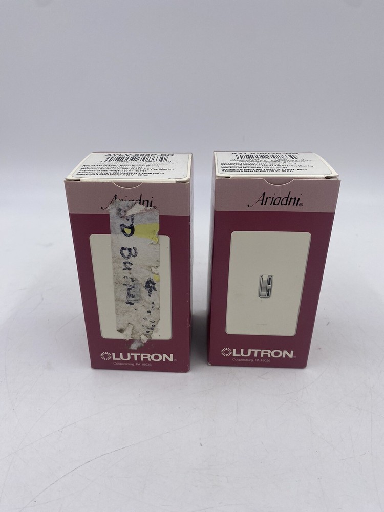 Set of 2 LUTRON AYLV-603P-BR 3 Way Preset Dimmer Brown Magnetic Low Voltage