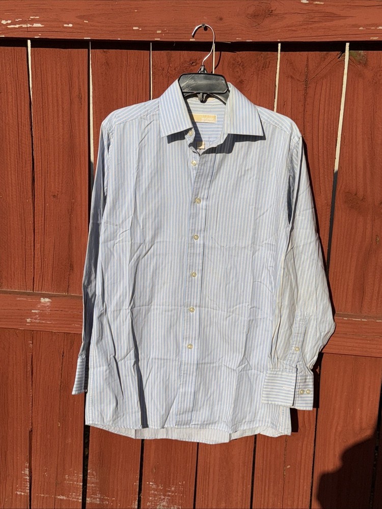 Michael Kors Men's dress shirts  Collared long sleeves classic Button Up size 15