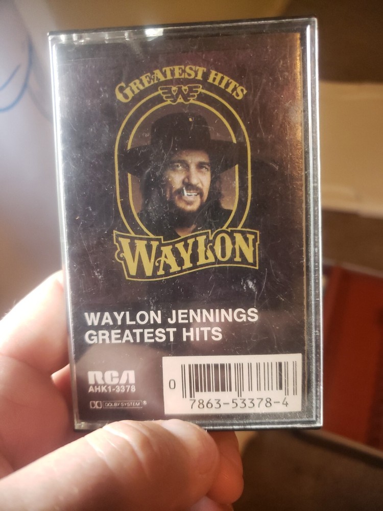 Waylon Jennings Greatest Hits 1979 RCA Cassette Tape Ahk1-3378 Vintage Country Music