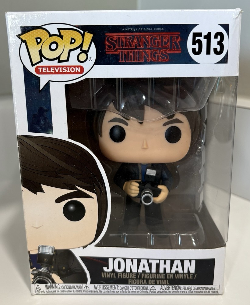 Funko Pop! Vinyl: Stranger Things - Jonathan Byers (w/ Camera) #513