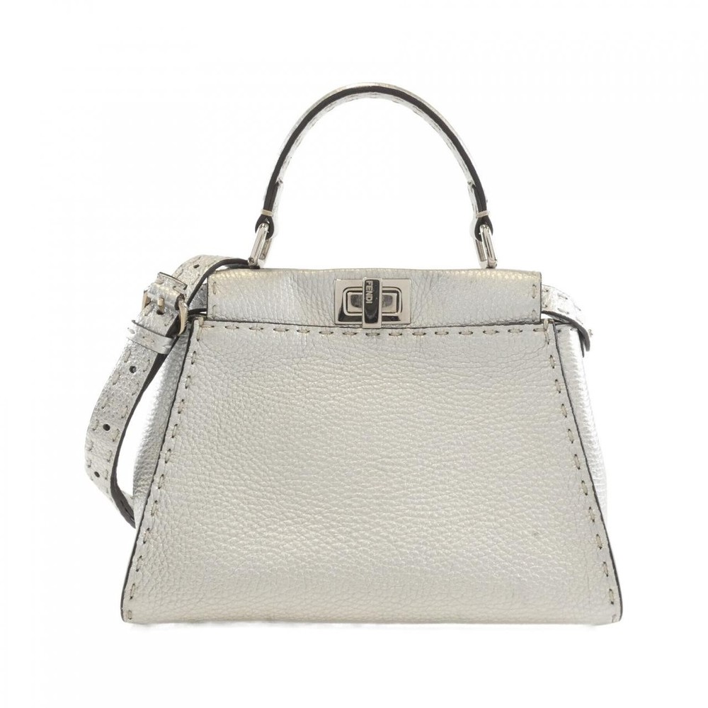 Authentic FENDI SELLERIA PEEK A BOO mini 8BN244 5QG Bag  #260-008-075-5227